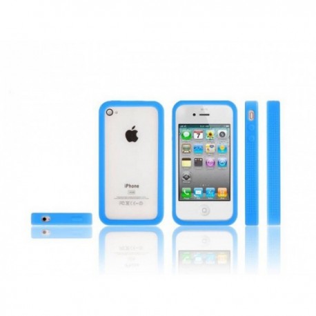 Coque Bumper iPhone 4 souple et fluorescente
