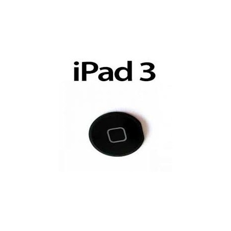 Bouton Home iPad 3 noir