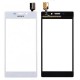 Vitre tactile Sony Xperia M2 D2305 D2306 blanc